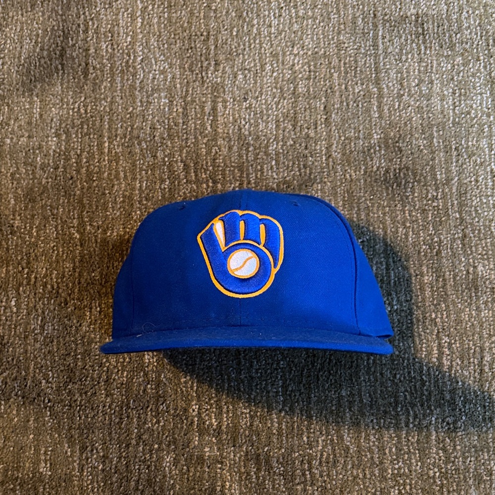Blue Baseball Cap with Logo